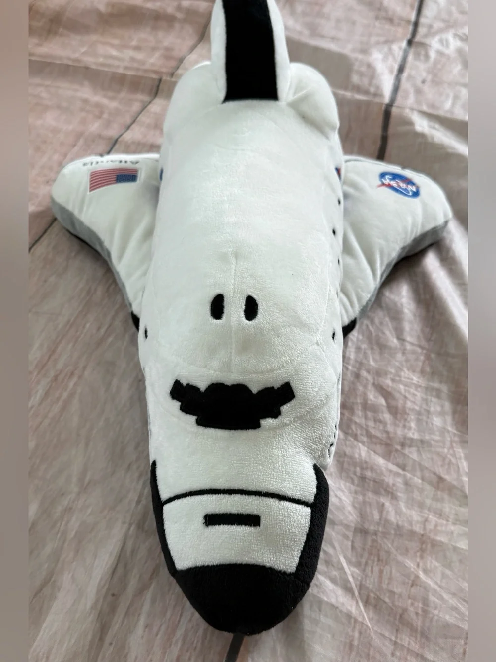 Fiesta NASA Atlantis Space Shuttle Plush 16” Stuffed Toy USA Logo United States